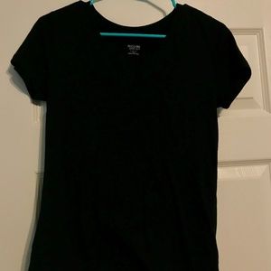 Mossimo Supply Co. Black V-Neck Tee